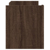 Meuble TV chêne marron 80x35x40 cm bois d'ingénierie