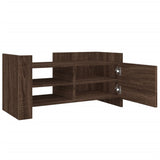 Meuble TV chêne marron 80x35x40 cm bois d'ingénierie