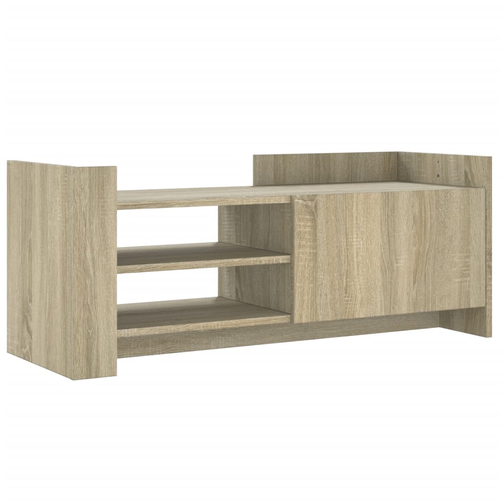 Meuble TV Chêne sonoma 100x35x40 cm Bois d'ingénierie