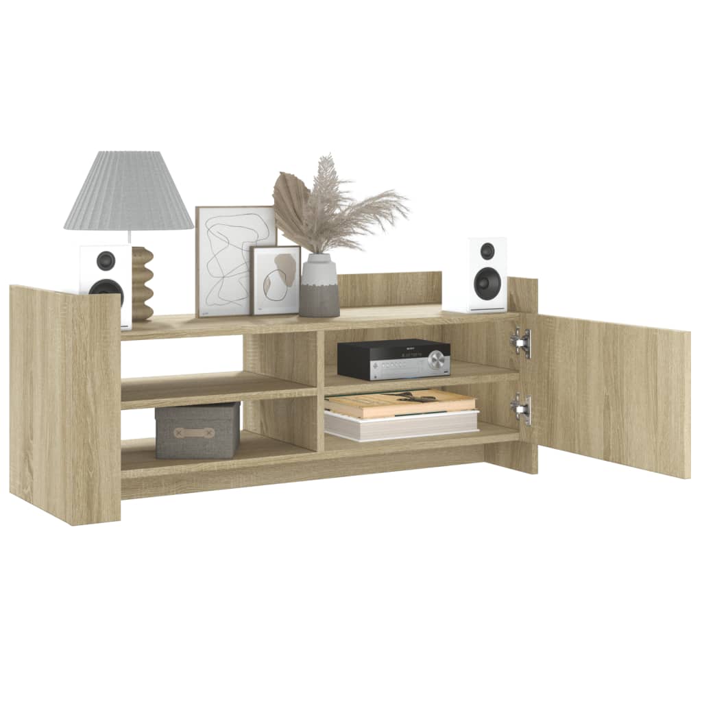 Meuble TV Chêne sonoma 100x35x40 cm Bois d'ingénierie