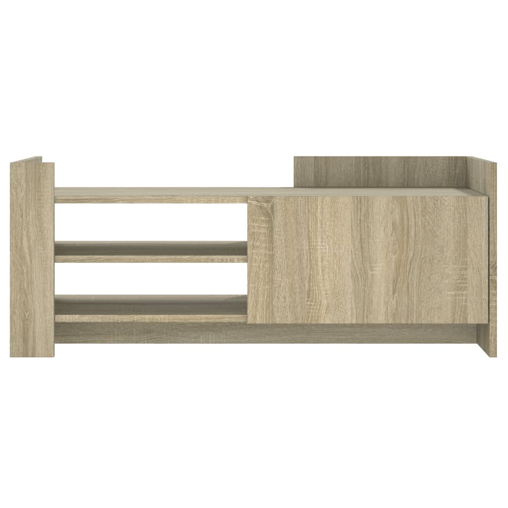 Meuble TV Chêne sonoma 100x35x40 cm Bois d'ingénierie