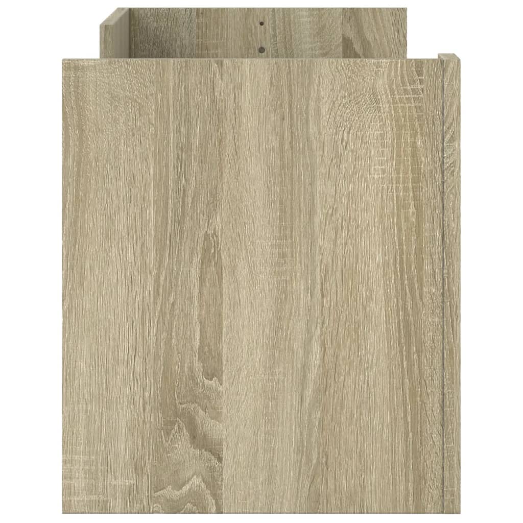 Meuble TV Chêne sonoma 100x35x40 cm Bois d'ingénierie