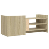 Meuble TV Chêne sonoma 100x35x40 cm Bois d'ingénierie