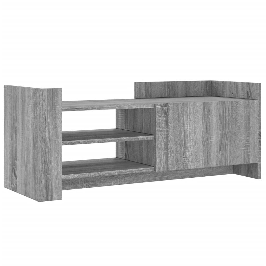 Meuble TV Sonoma gris 100x35x40 cm Bois d'ingénierie