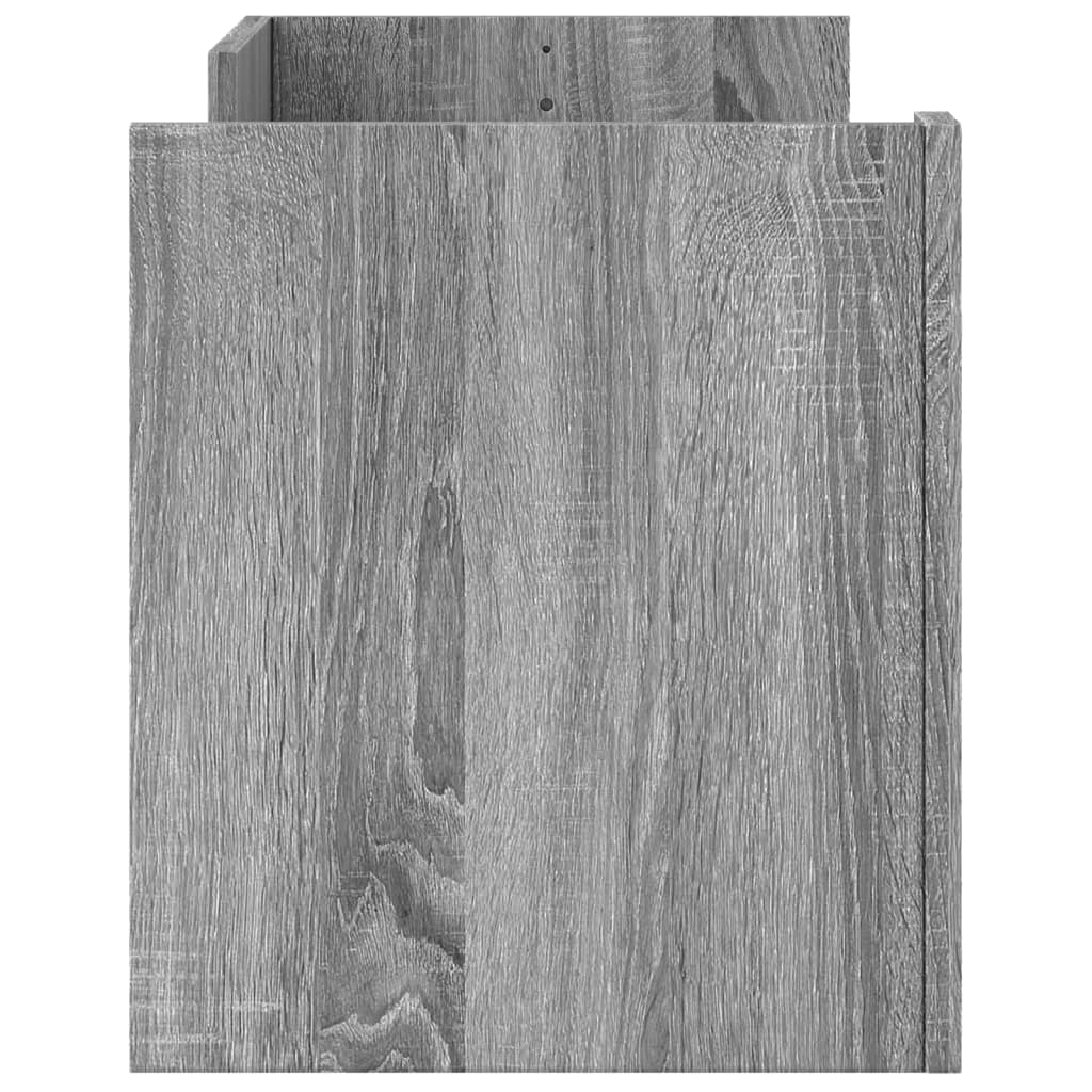 Meuble TV Sonoma gris 100x35x40 cm Bois d'ingénierie