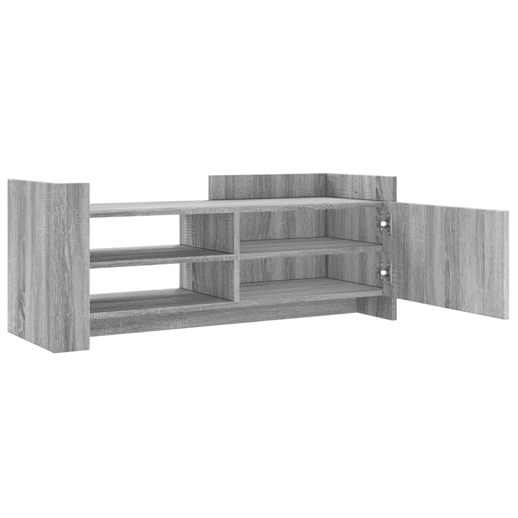 Meuble TV Sonoma gris 100x35x40 cm Bois d'ingénierie