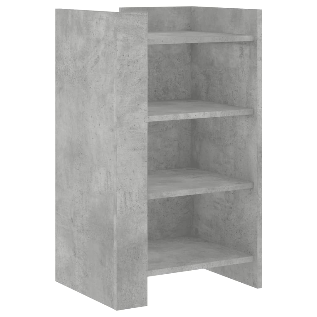 Buffet gris béton 45x35x75 cm Bois d'ingénierie