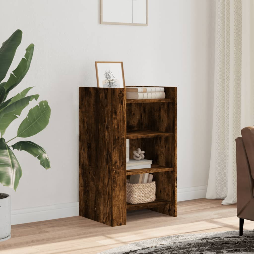 Smoked oak sideboard 45x35x75 cm engineered wood