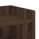 Brown oak sideboard 45x35x75 cm engineered wood