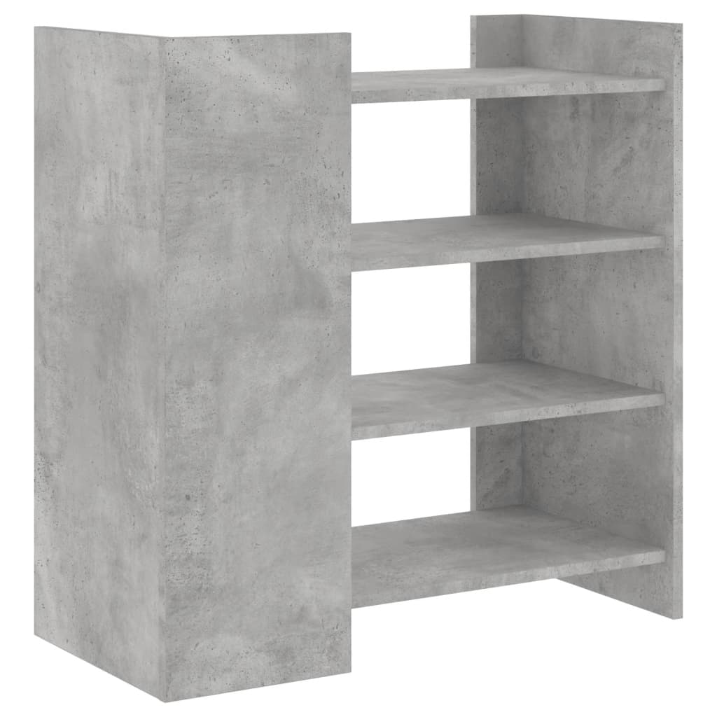 Buffet gris béton 73,5x35x75 cm bois d'ingénierie