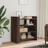 Sideboard aus brauner Eiche, 73,5 x 35 x 75 cm, Holzwerkstoff