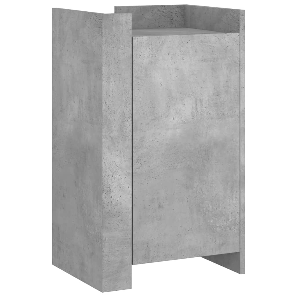 Buffet gris béton 45x35x75 cm Bois d'ingénierie