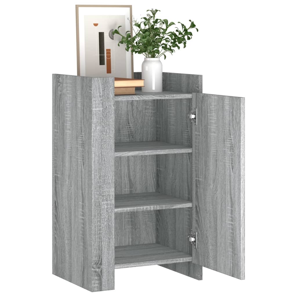 Sonoma graues Sideboard 45x35x75 cm Holzwerkstoff