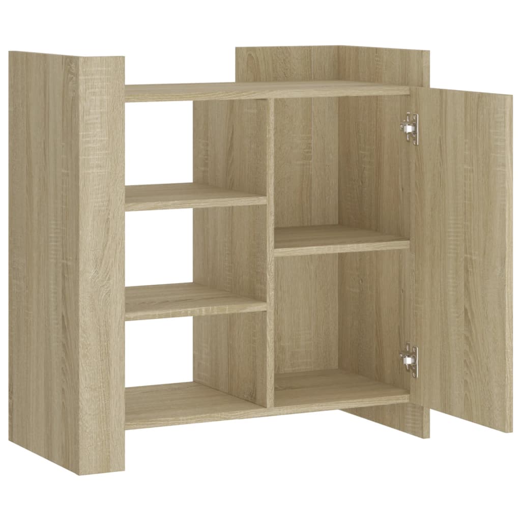 Buffet chêne sonoma 73,5x35x75 cm bois d'ingénierie