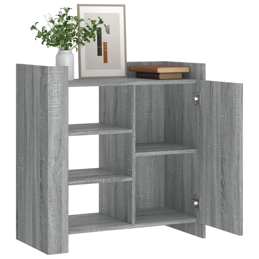 Buffet sonoma gris 73,5x35x75 cm bois d'ingénierie