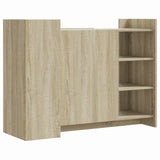 Buffet chêne sonoma 100x35x75 cm bois d'ingénierie