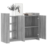 Buffet sonoma gris 100x35x75 cm bois d'ingénierie