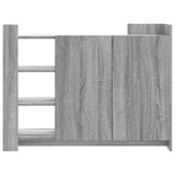 Sonoma gray sideboard 100x35x75 cm engineered wood