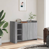 Sonoma gray sideboard 100x35x75 cm engineered wood