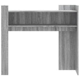 Table console sonoma gris 100x35x90 cm bois d'ingénierie