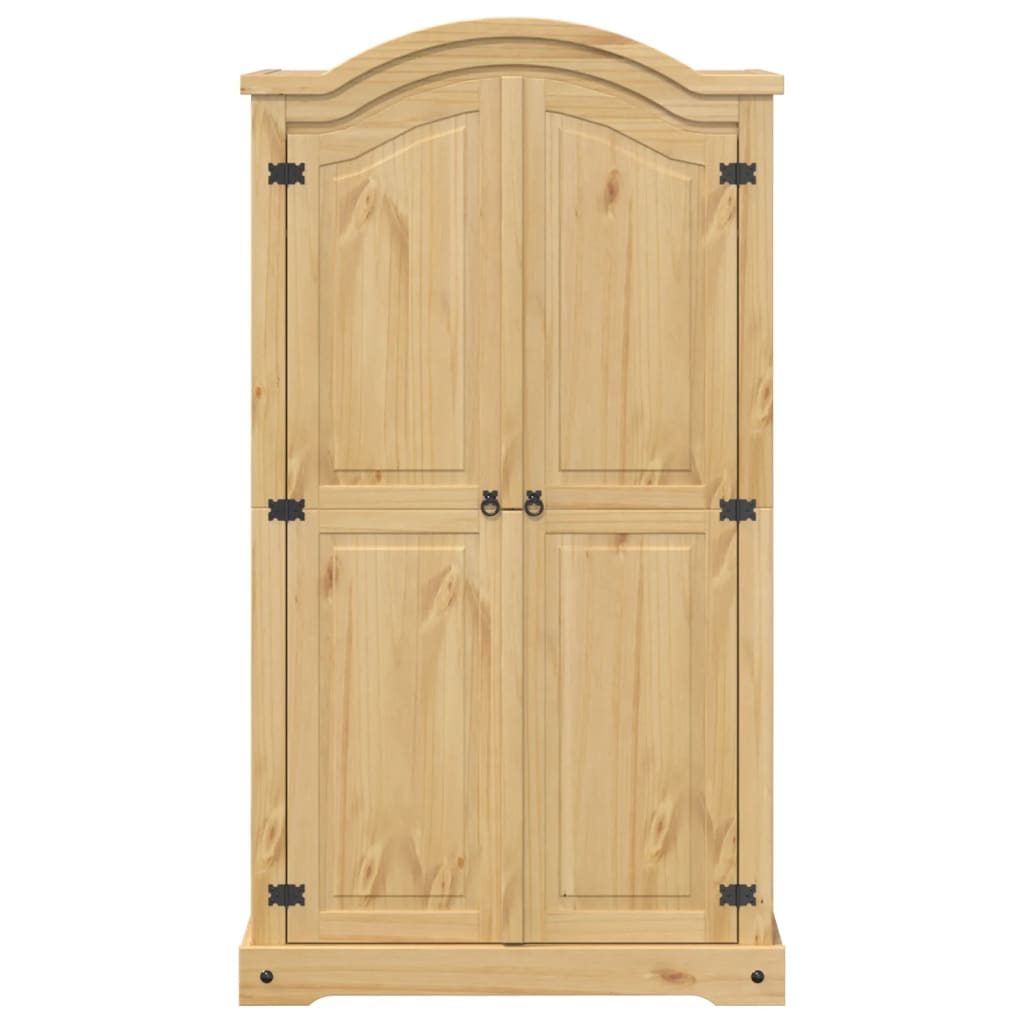 Garde-robe Corona 102x52x186 cm bois de pin massif