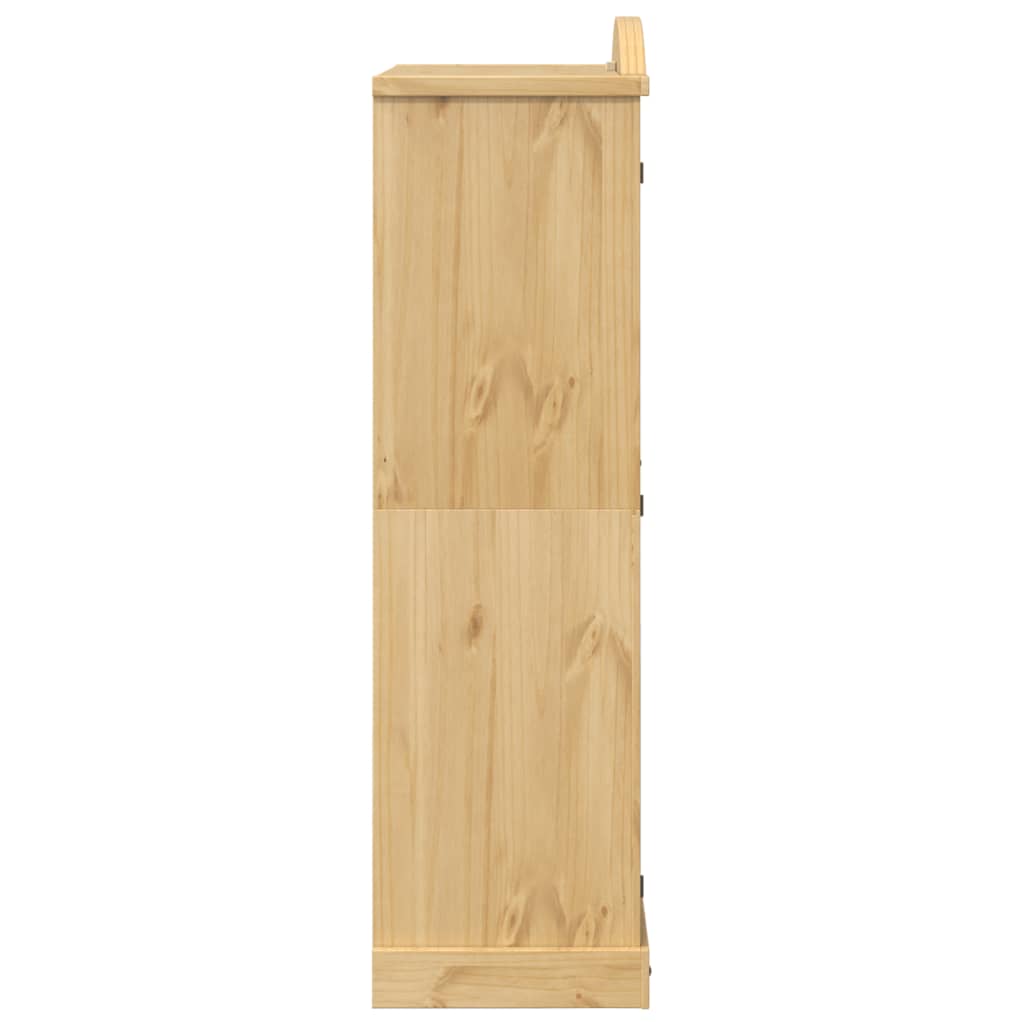 Corona wardrobe 102x52x186 cm solid pine wood