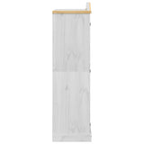 Garde-robe Corona blanc 102x52x186 cm bois de pin massif