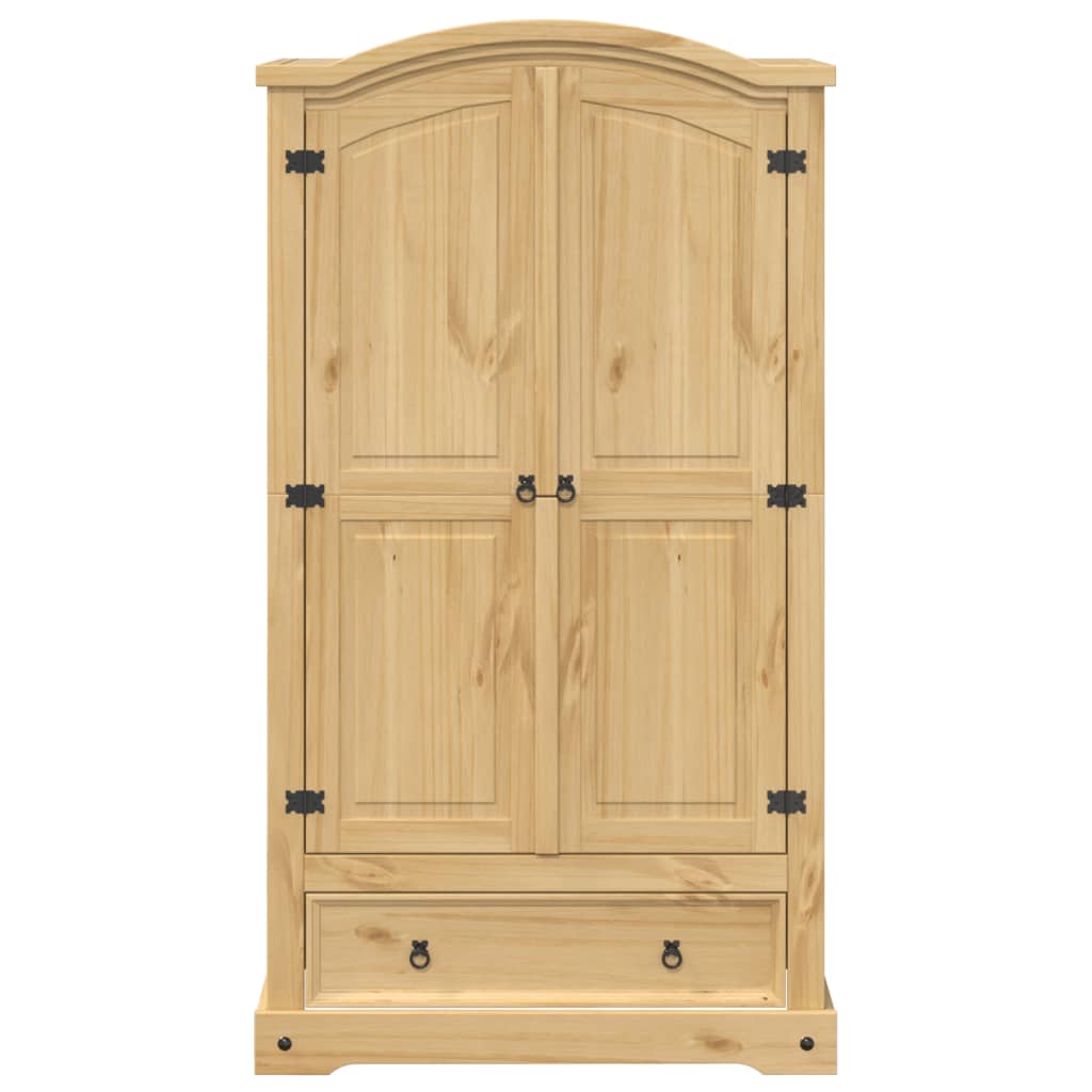 Garde-robe Corona 102x52x186 cm bois de pin massif