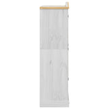 Garde-robe Corona blanc 102x52x186 cm bois de pin massif