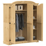 Garde-robe Corona 151,5x52x186 cm bois de pin massif