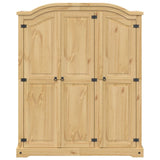 Garde-robe Corona 151,5x52x186 cm bois de pin massif