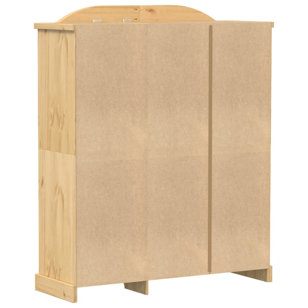 Garde-robe Corona 151,5x52x186 cm bois de pin massif