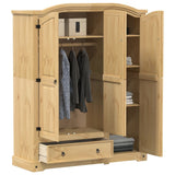 Garde-robe Corona 151,5x52x186 cm bois de pin massif