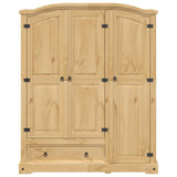 Garde-robe Corona 151,5x52x186 cm bois de pin massif