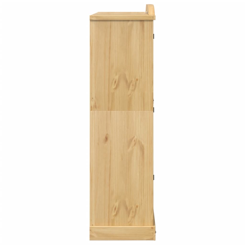 Garde-robe Corona 151,5x52x186 cm bois de pin massif