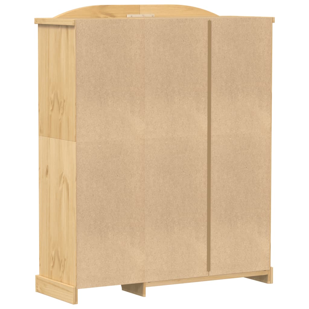 Garde-robe Corona 151,5x52x186 cm bois de pin massif