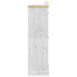 Garde-robe Corona blanc 194x52x186 cm bois de pin massif