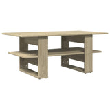 Table basse chêne sonoma 102x55x42 cm bois d'ingénierie