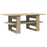 Table basse chêne sonoma 102x55x42 cm bois d'ingénierie