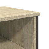 Table console chêne sonoma 100x35x74,5 cm bois d'ingénierie