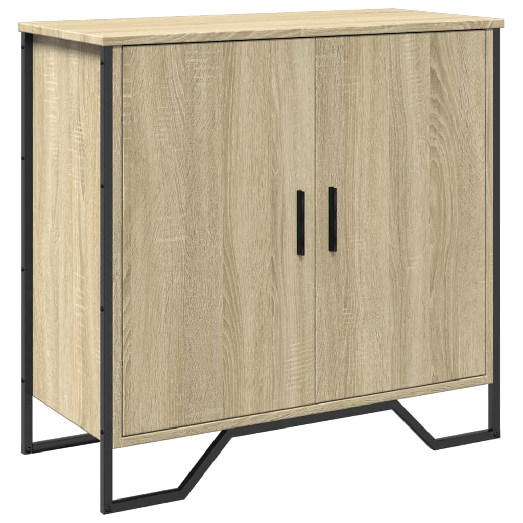 Sonoma oak sideboard 78x35.5x74.5 cm engineered wood