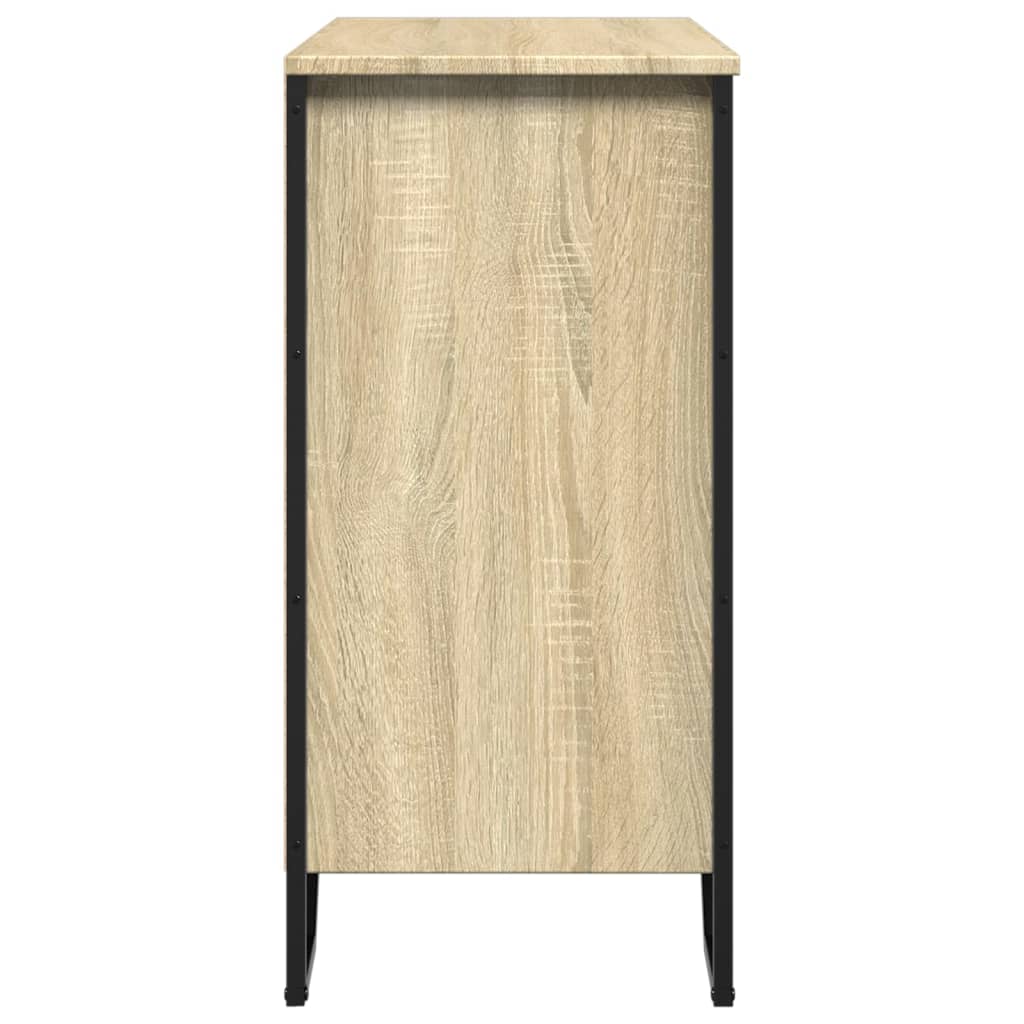 Sonoma oak sideboard 78x35.5x74.5 cm engineered wood