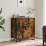 Smoked oak sideboard 78x35.5x74.5 cm engineered wood