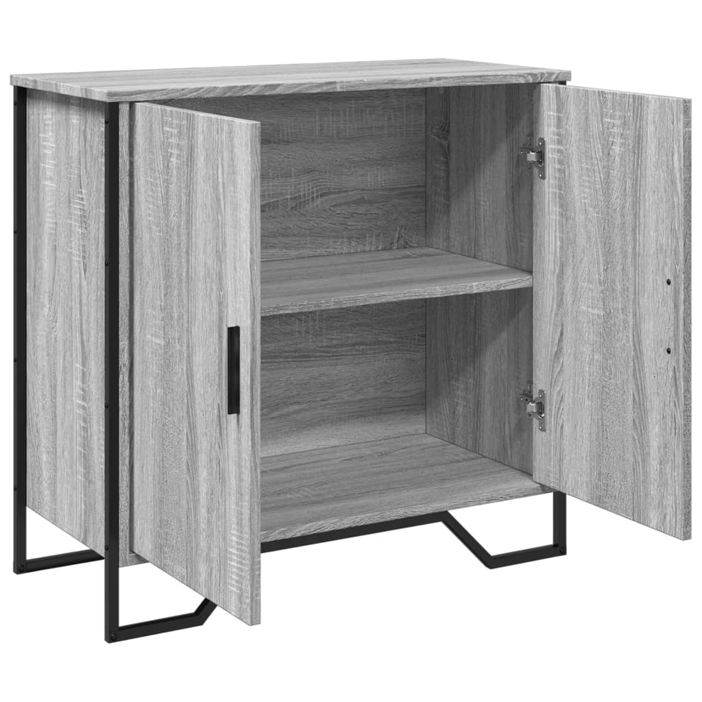 Buffet sonoma gris 78x35,5x74,5 cm Bois d'ingénierie