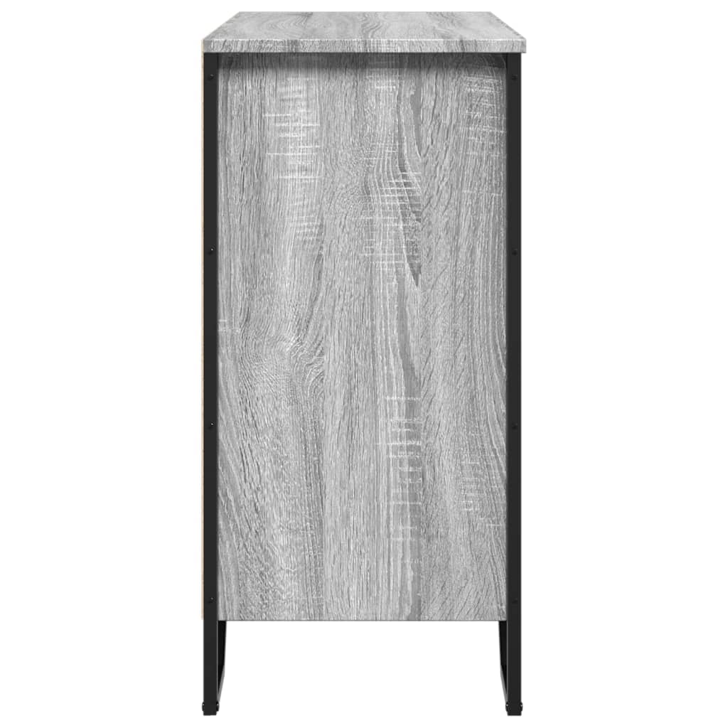 Buffet sonoma gris 78x35,5x74,5 cm Bois d'ingénierie