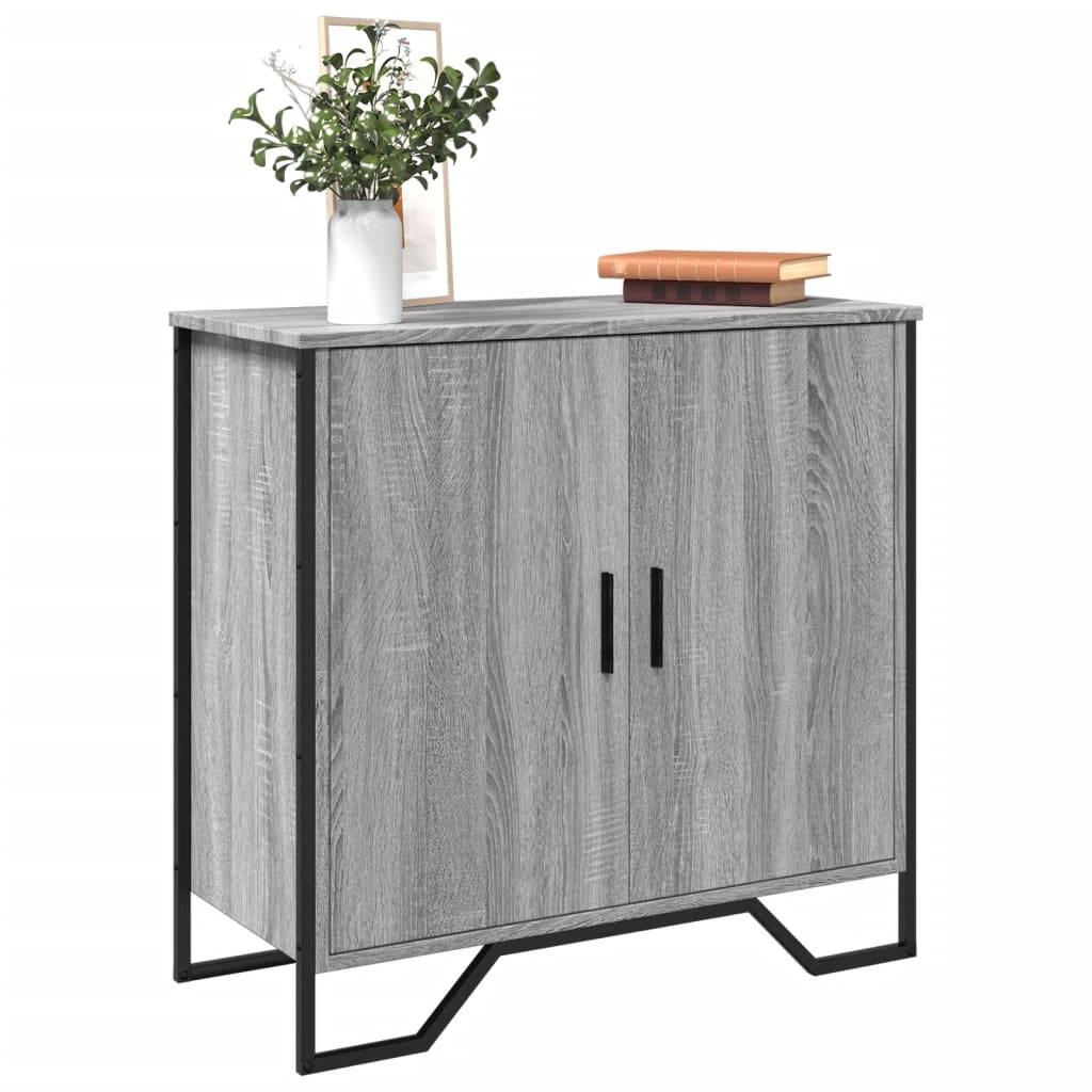 Buffet sonoma gris 78x35,5x74,5 cm Bois d'ingénierie