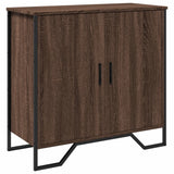 Brown oak sideboard 78x35.5x74.5 cm engineered wood