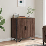 Brown oak sideboard 78x35.5x74.5 cm engineered wood