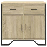 Buffet chêne sonoma 79,5x35,5x74,5 cm bois d'ingénierie