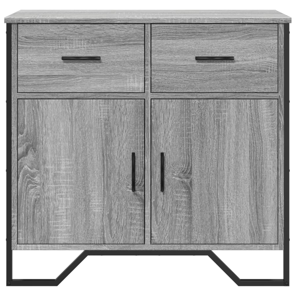 Buffet sonoma gris 79,5x35,5x74,5 cm bois d'ingénierie